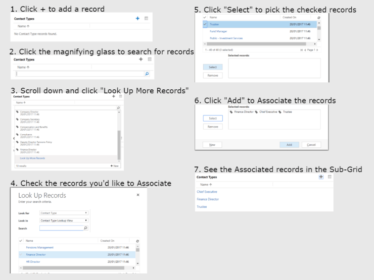 Add records to Sub-grid